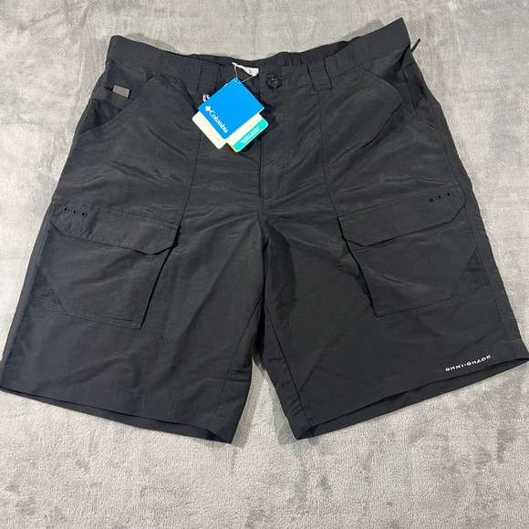Columbia Other - Columbia Mens Silver Ridge Cargo Shorts Black Omni-Shade Sun Protection 38x10